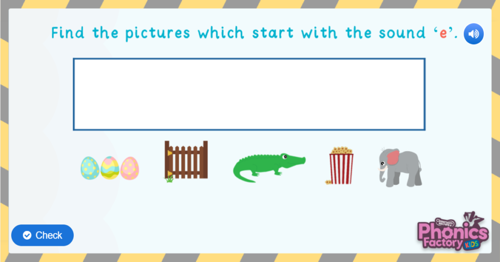 initial sound phonics game