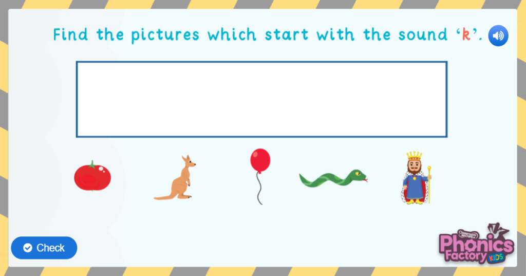 Phase 2 initial sound game