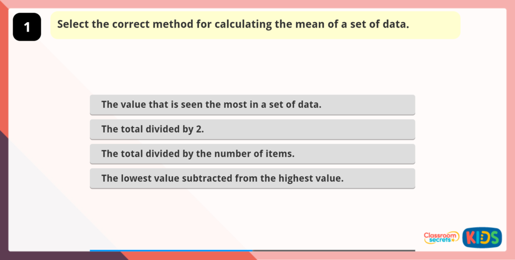 Year 6 The Mean Game