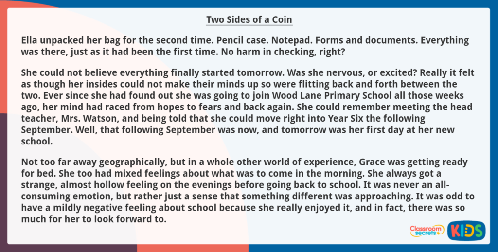 Year 6 Make Inferences from a Text Reading Comprehension 1