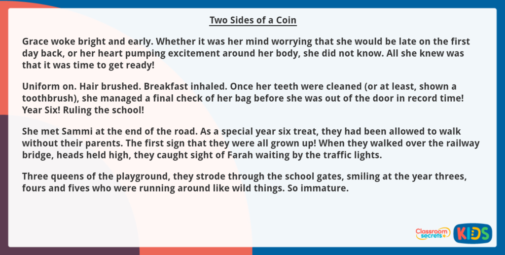 Year 6 Making Inferences from a Text Reading Comprehension 2