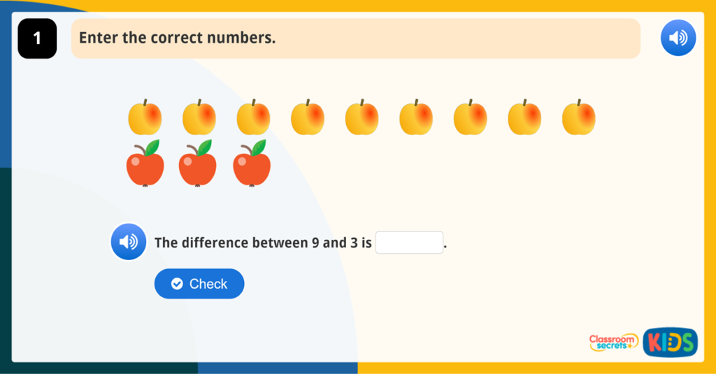 Year 1 Finding the Difference Game