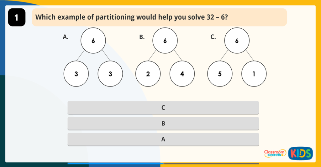 Year 2 Subtract 1-Digit from 2-Digits
