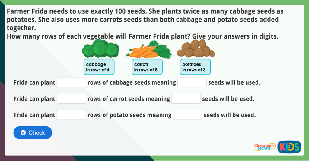 Year 3 Multiplication (Equal Groups) Maths Challenge