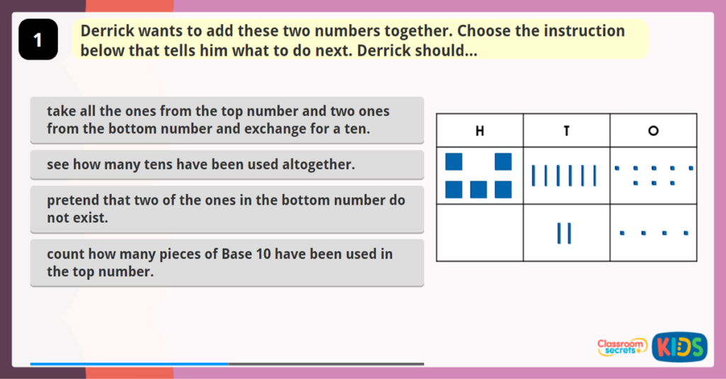 Year 3 Add 2-digit and 3-digit Numbers game