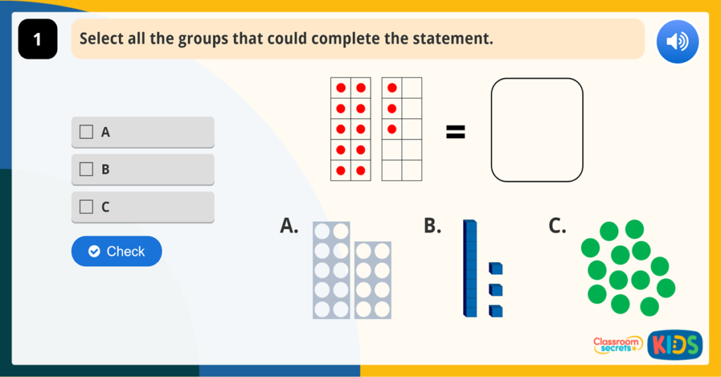 Year 1 Compare Groups of Objects