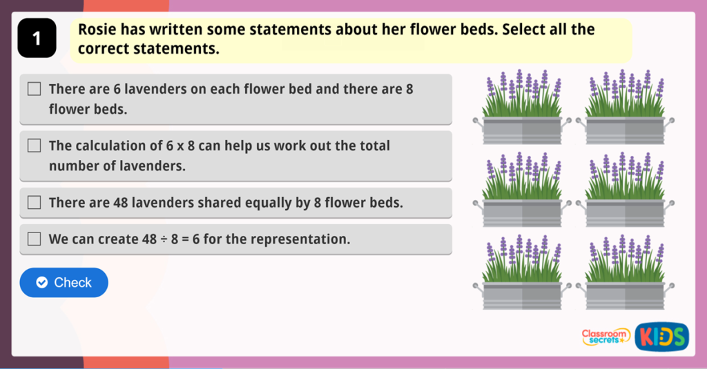 Year 3 Divide by 8 Game