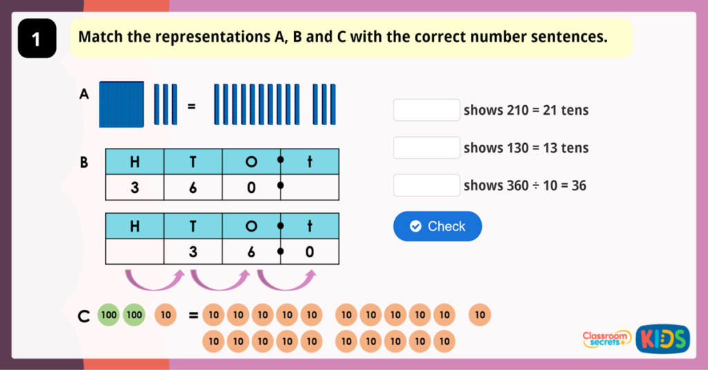 Year 4 Divide by 10 Game