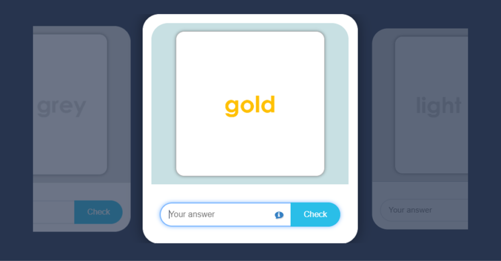 UKS2 French Colours Flash Card Activity