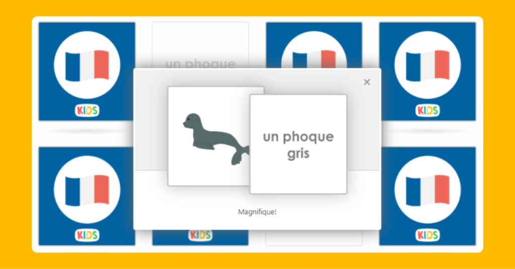 UKS2 French Colours of Objects Memory Game