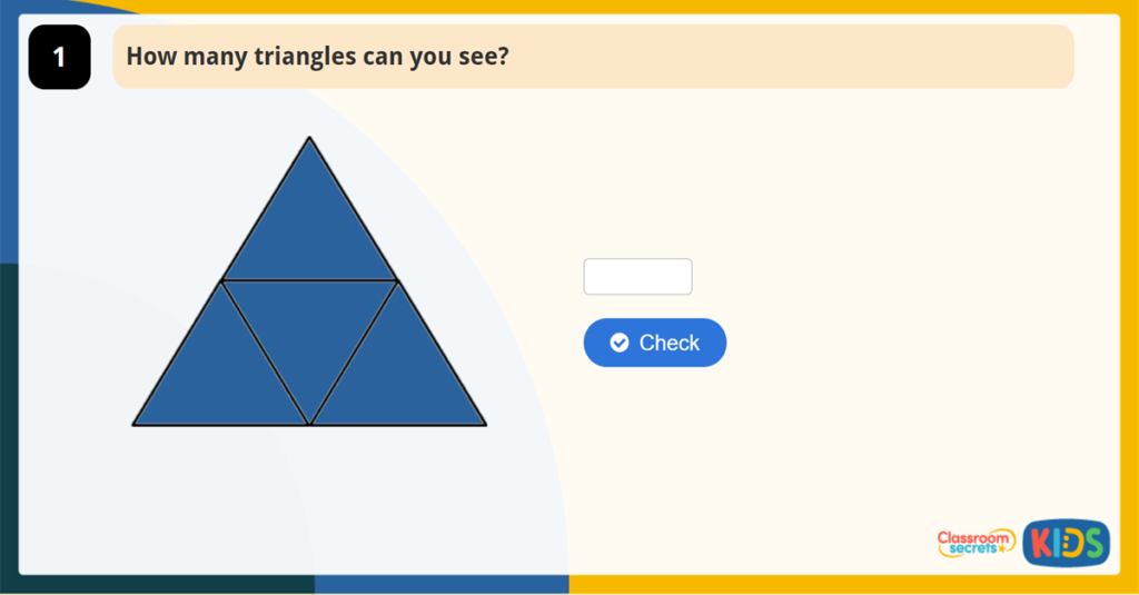 Year 2 Hidden Shapes Activity Image