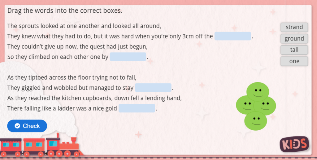 The Night Before Christmas Rhyming Activity