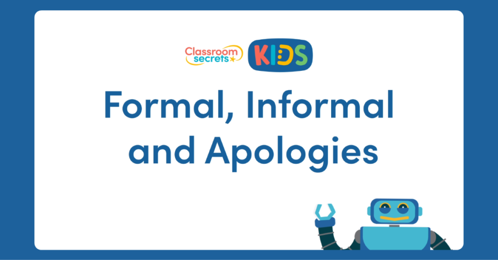 French Formal, Informal and Apologies Video Tutorial