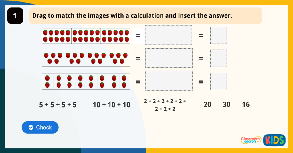 Year 2 Add Equal Groups