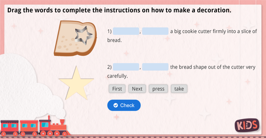 Year 2 Christmas Instructions Activity