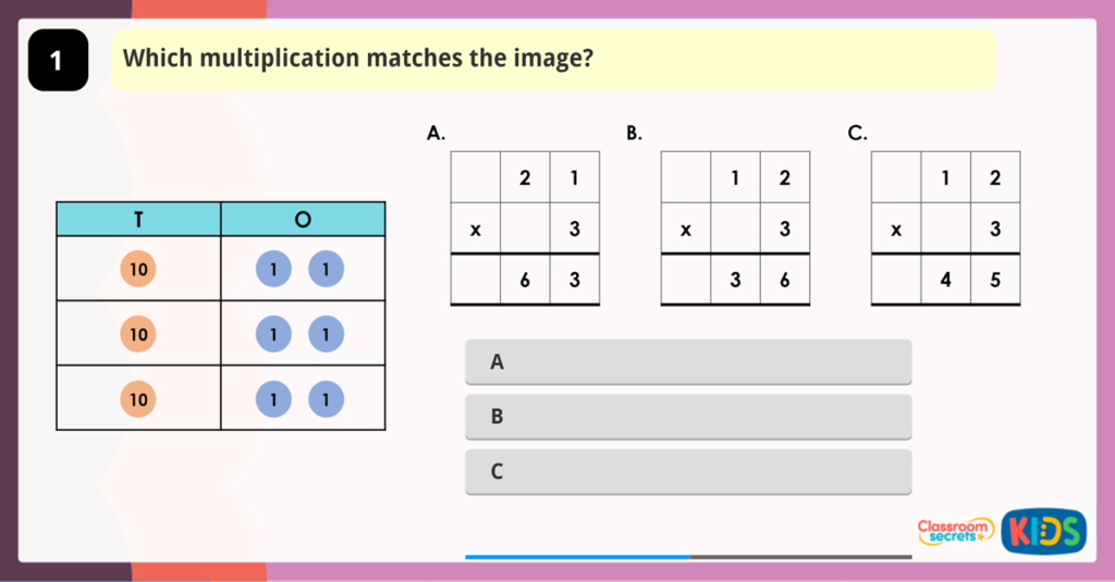 Year 3 Multiply 2 Digits by 1 Digit 2