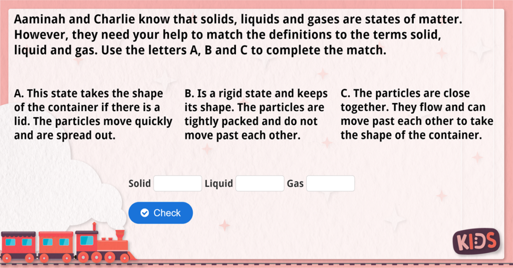 Year 4 States of Matter Adventure