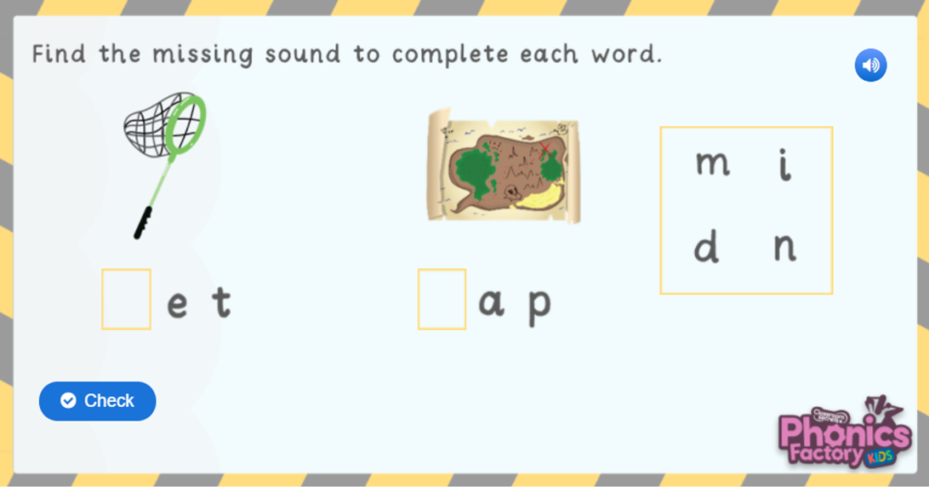 Phonics game phase 2