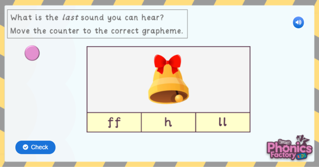 Phase 3 phonics game