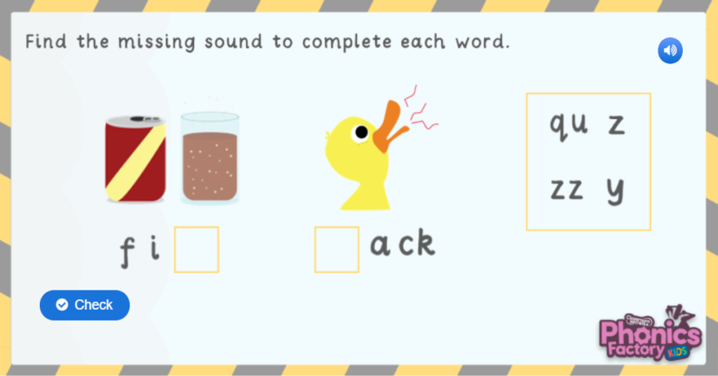 Phase 3 phonics game