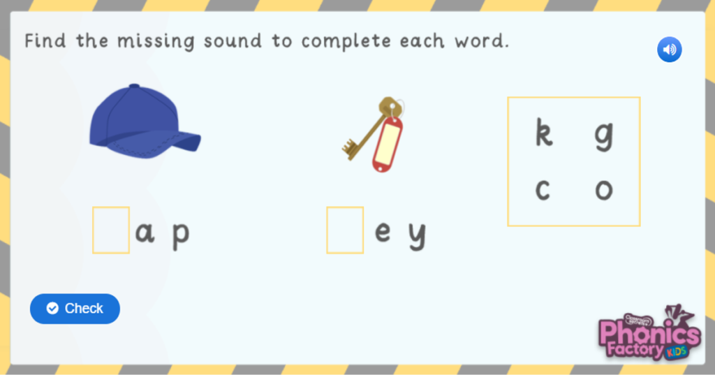 Phase 2 phonics game