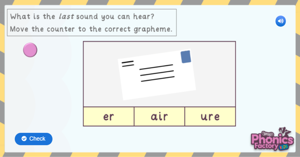 Phase 3 phonics game