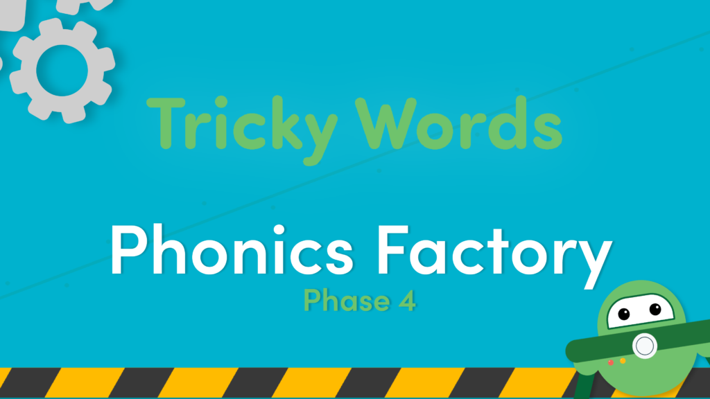 phonics tricky words