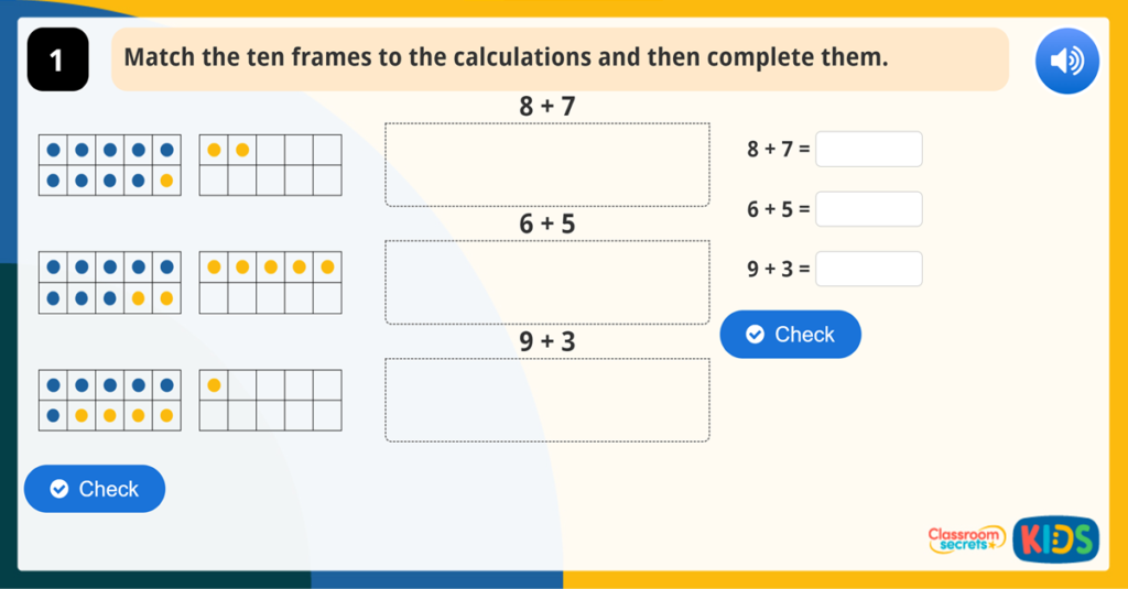 Year 1 Add by Making 10 Game