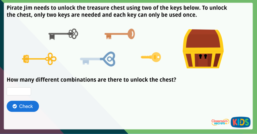 Year 3 How Many Ways? Maths Challenge