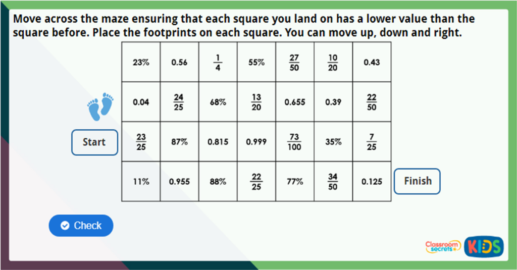 Year 6 Order FDP Maths Challenge