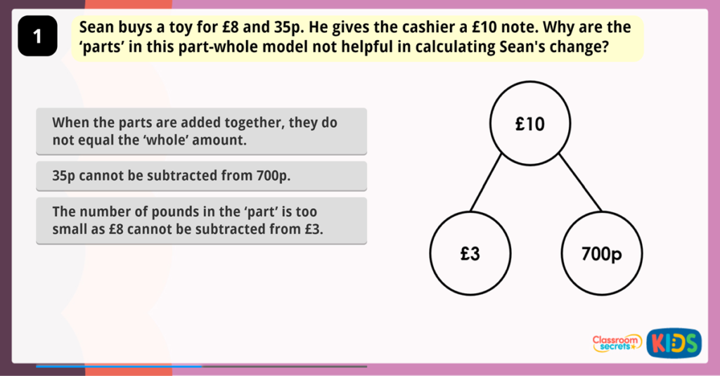 Year 3 Giving Change Game
