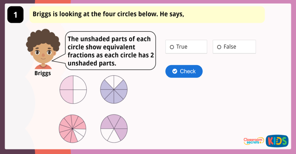 ear 4 Equivalent Fractions 2 Game