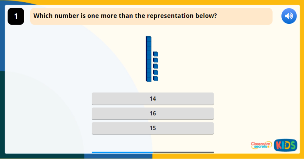 Year 1 Count One More and One Less Game