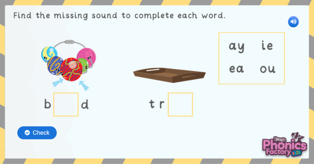 Phase 5 phonics game