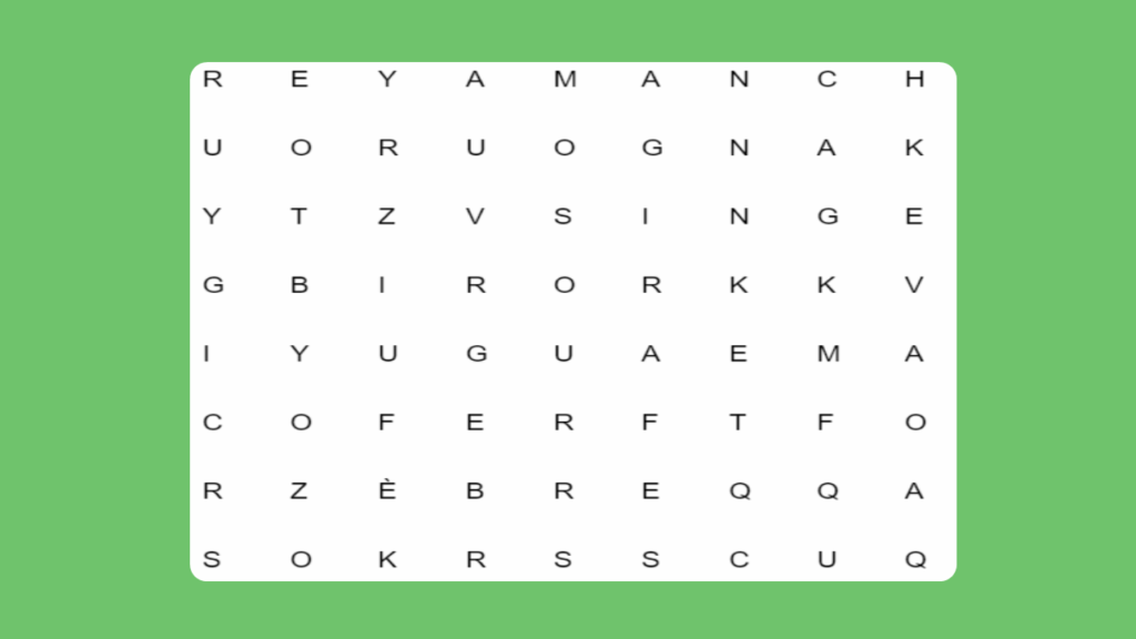 KS2 French Zoo Animals Find the Words