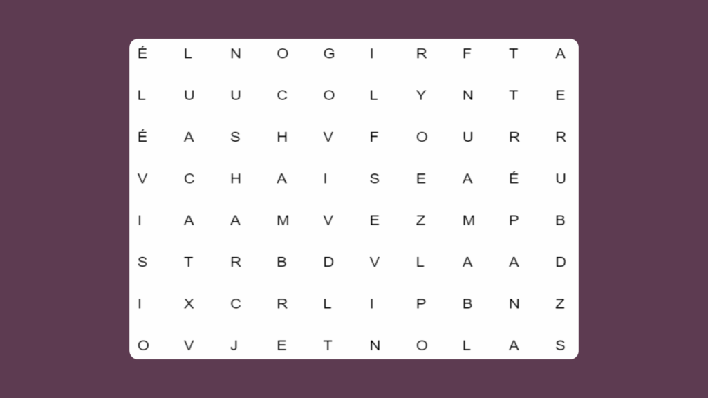 KS2 French My Home Find the Words