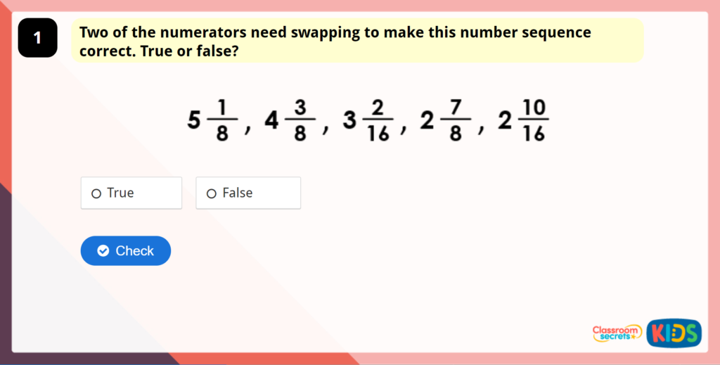 Year 5 Number Sequences Game
