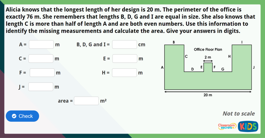 Year 6 Area and Perimeter Challenge
