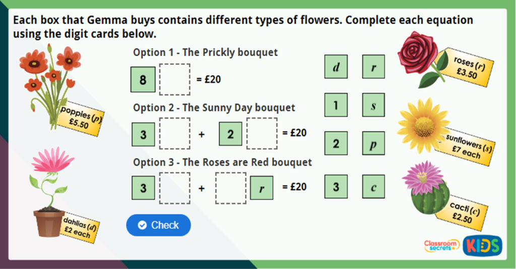 Year 6 Forming Equations CSK