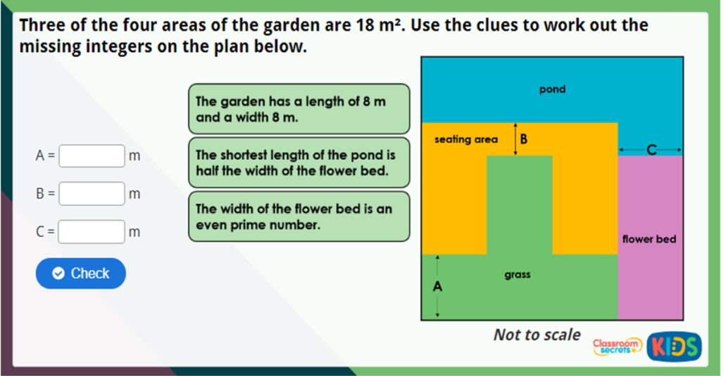 Year 6 Shapes Same Area Challenge