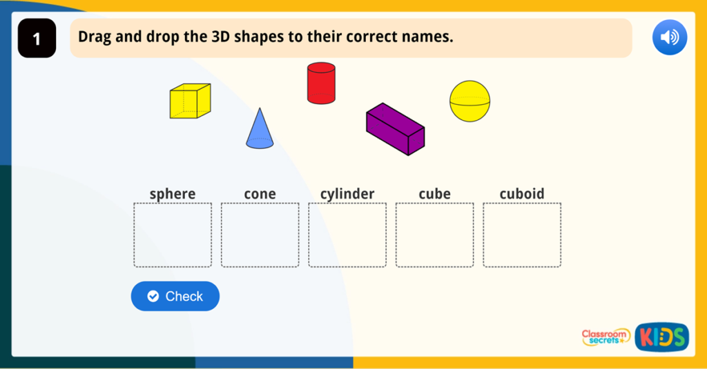 Year 1 3D Shapes