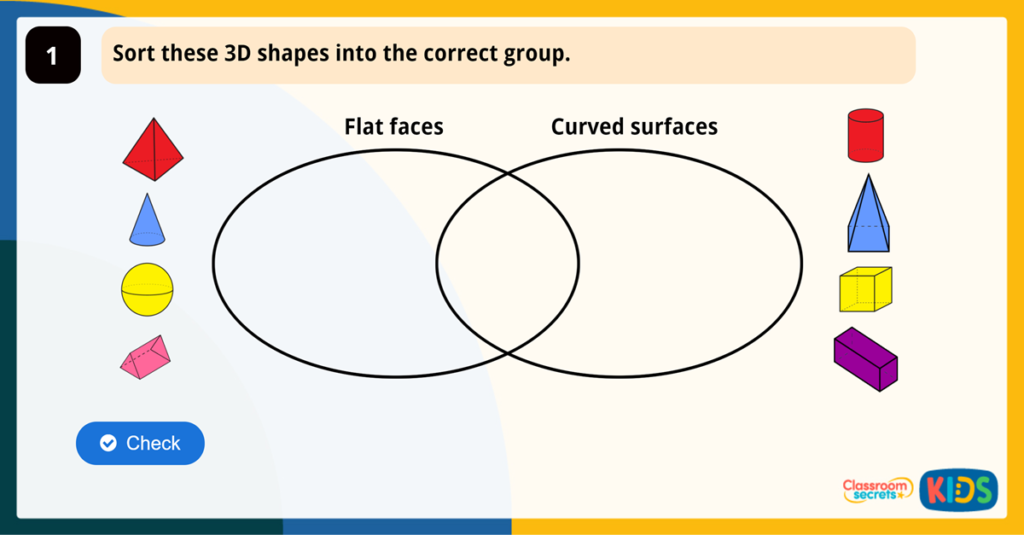 Year 2 Count Faces on 3D