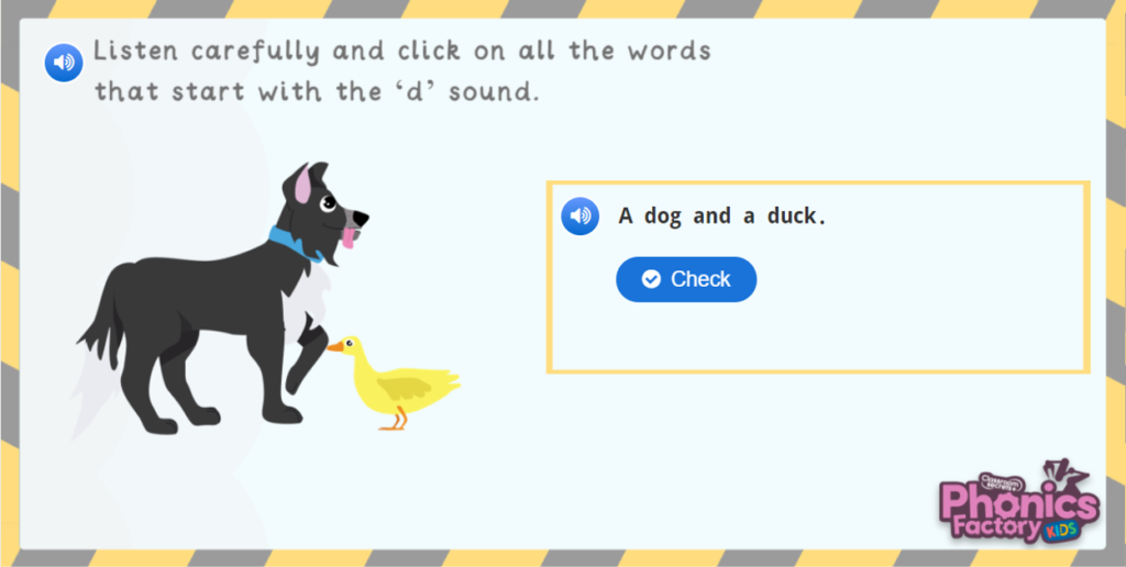 phonics initial sound game