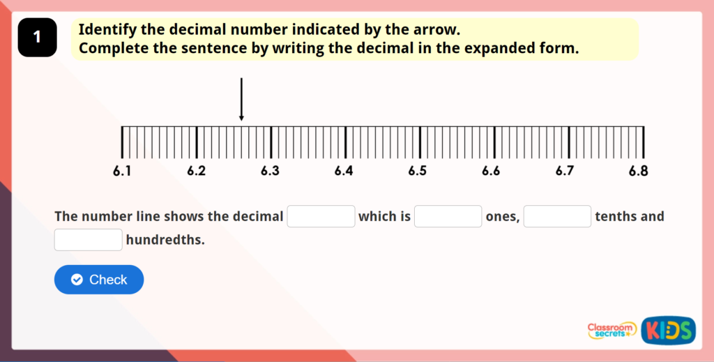 Year 5 Decimals as Fractions 2 Game