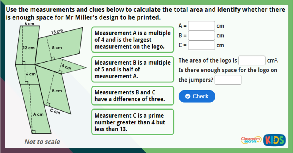 Year 6 Area of a Parallelogram Challenge