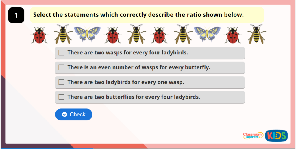 Y6 Using Ratio Language Game
