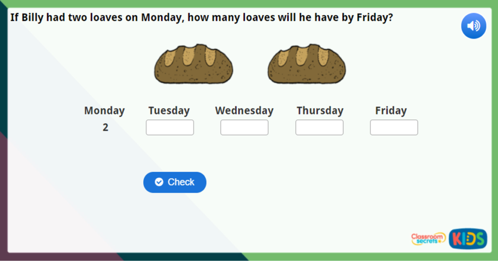 Year 1 Making Doubles Challenge