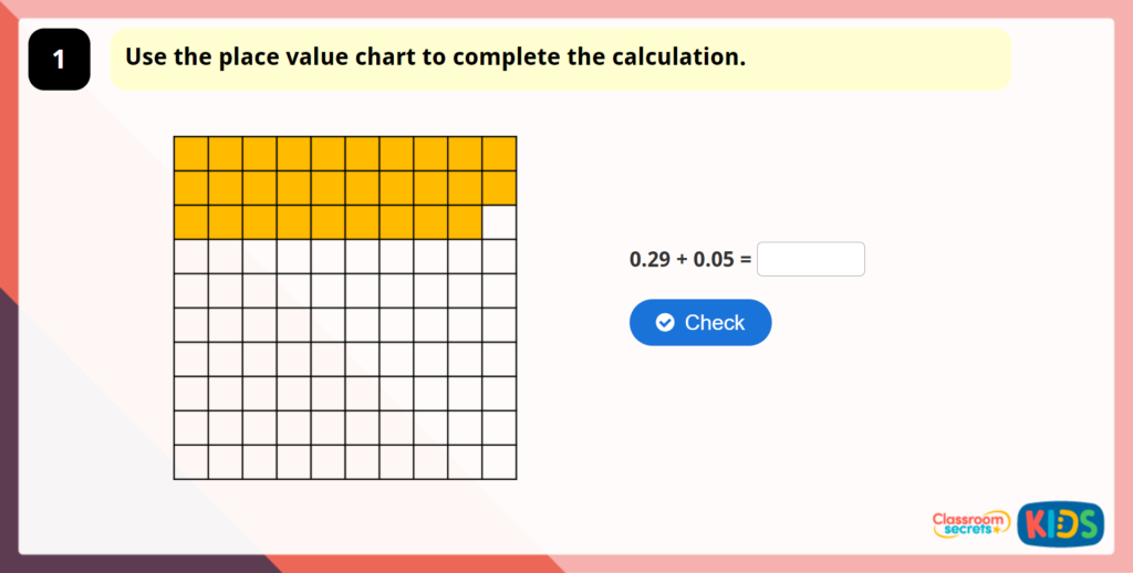 Year 5 Adding Decimals within 1 Game