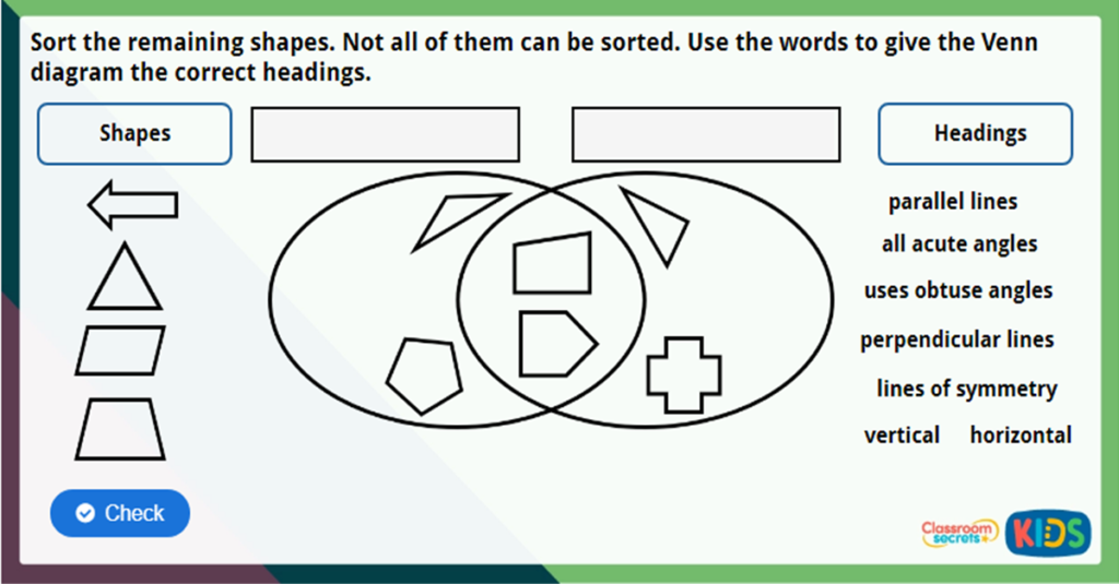 Year 3 Recognising and describing 2D Shapes
