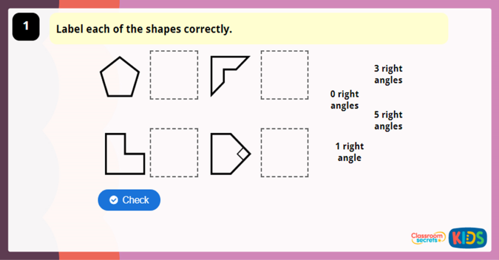 Year 3 Right Angles Game